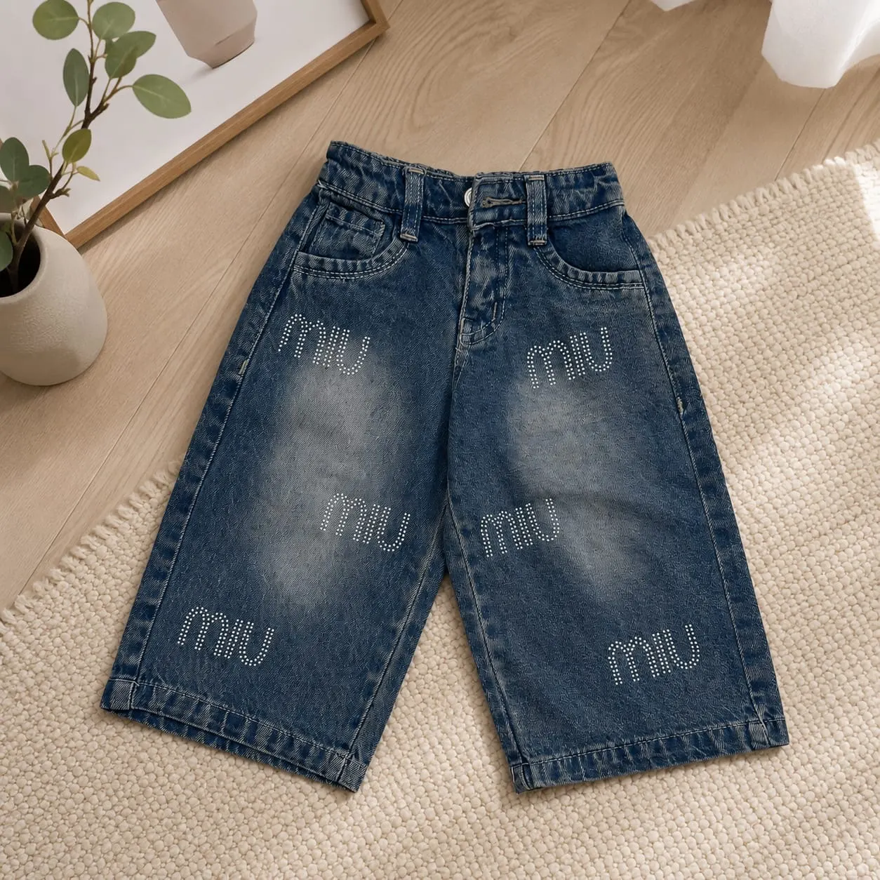 Sparkle Wide Leg Jeans